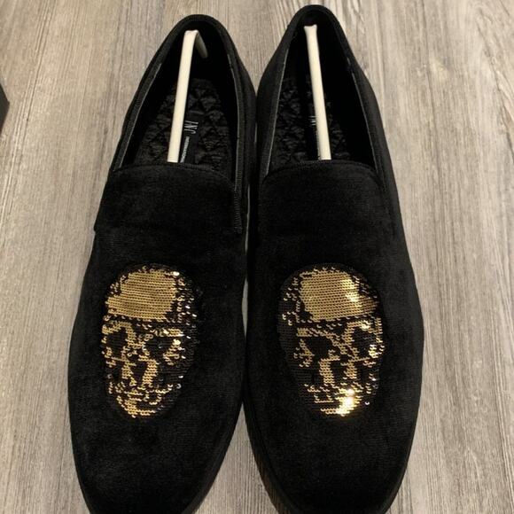 INC International Concepts Men's Nova Velvet Slippers-7.5M - Picture 1 of 3